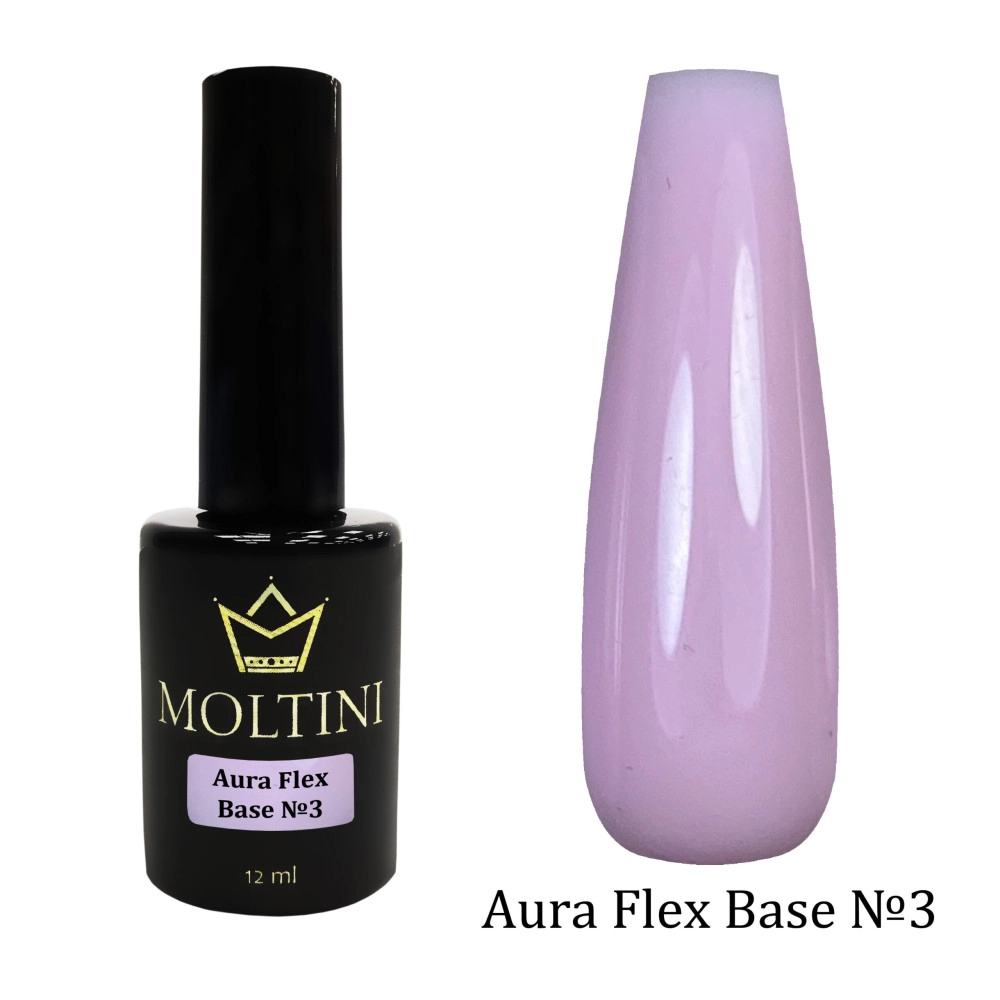 MOLTINI База бескислотная Aura Flex  № 3. 12 мл.
